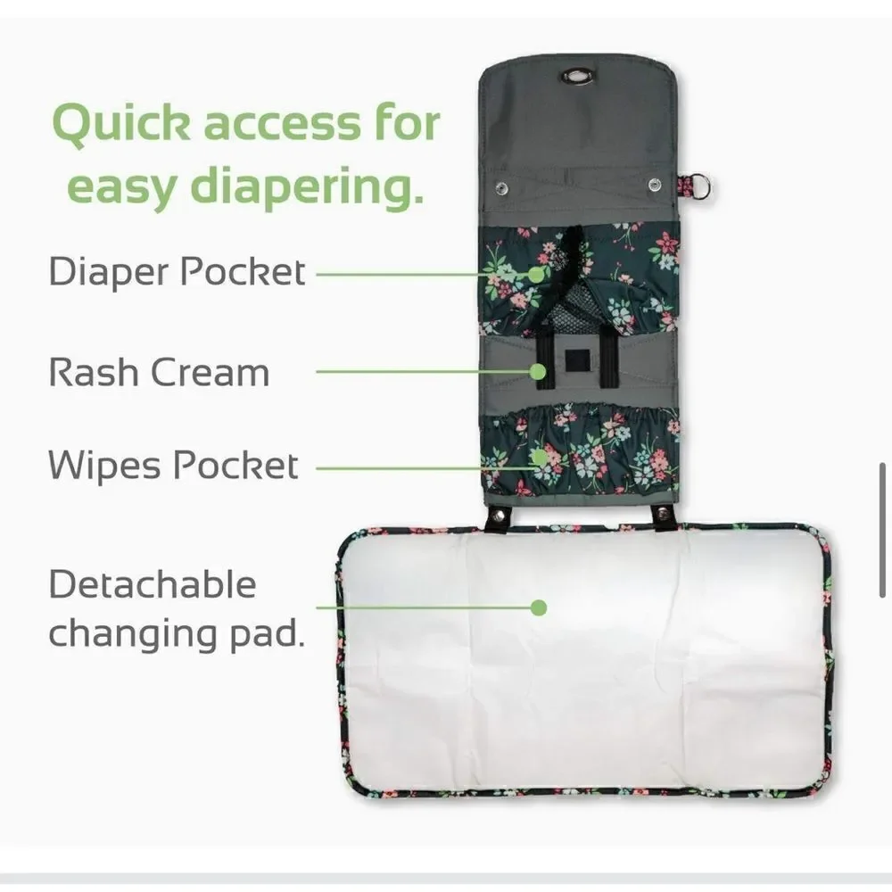 NWT- LillyBit Uptown Diaper Clutch, Floral